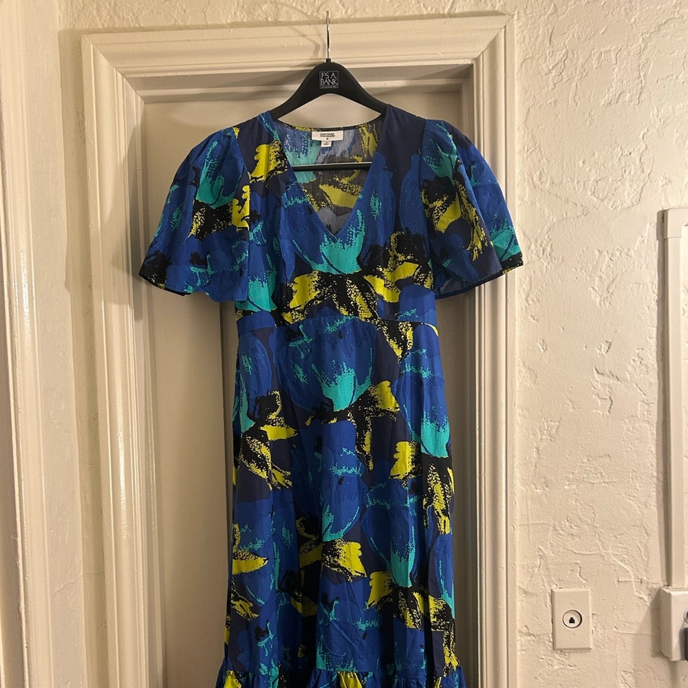 Christopher John Rodger’s for Target Blue and Yellow Maxi Dress